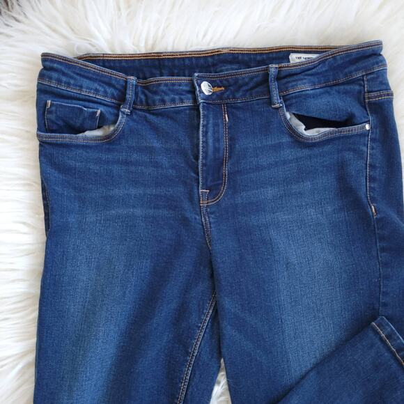 Zara TRF Denim Skinny Pitillo Jeans Mid Rise Stretch Zip Fly 10 - Picture 5 of 11